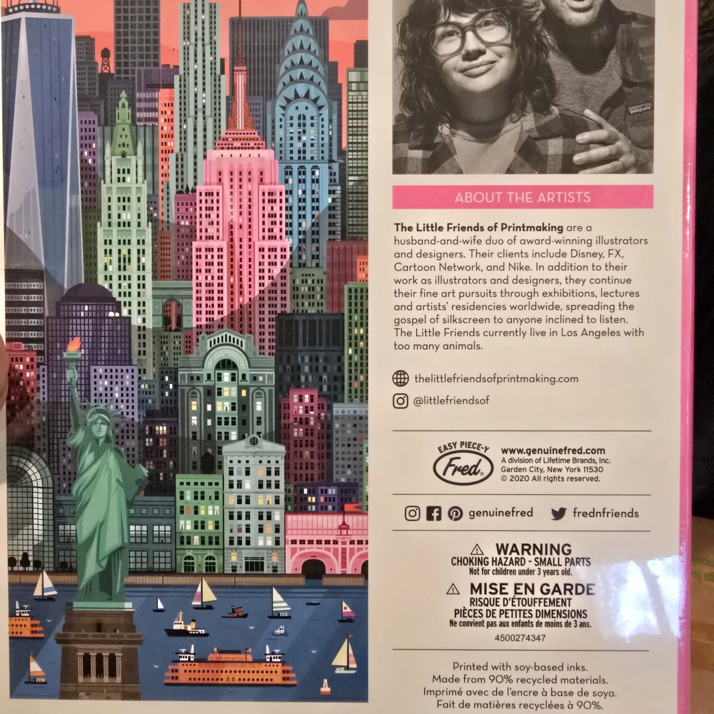 Fred Vibrant Cityscape Puzzle